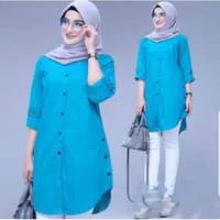 DINDA TUNIK ATASAN MUSLIM WANITA * FASHION TERBARU