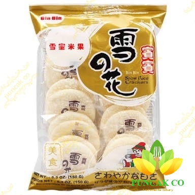 

BIN BIN SNOW RICE CRACKERS 120 gr