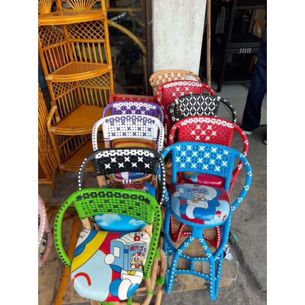 kursi rotan motor matic | kursi bonceng rotan