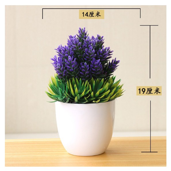 TANAMAN BUNGA PLASTIK DEKORASI RUMAH TANAMAN HIAS TERLARIS GROSIR IMPORT PBP02-6