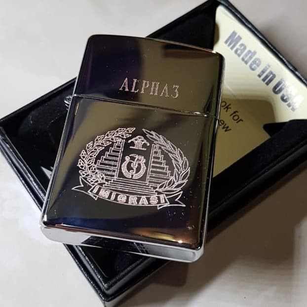 Zippo Custom imigrasi Bisa gambar dan Foto sendiri Zippo Korek Api