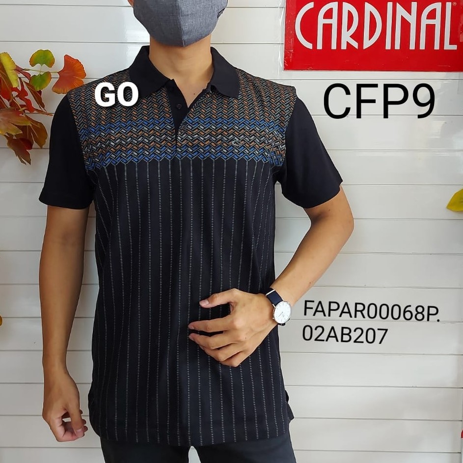 gof CFP CARDINAL FORMAL POLO-TSHIRT Pakaian Pria Atasan Kaos T-shirt Casual Original Lengan Pendek