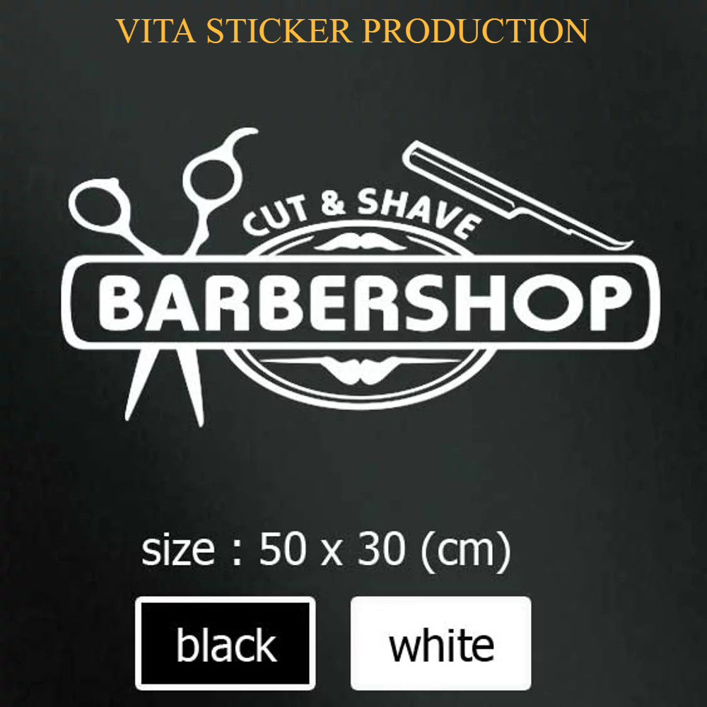 

CUTING STIKER BARBERSHOP SIMPEL DESIGN MODEL BAQ