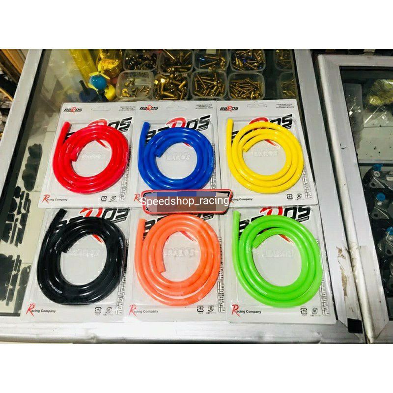 Selang Bensin Selang Oli samping Selang hawa kecil Selang bensin BAROS 6 warna panjang 85 cm non KTC