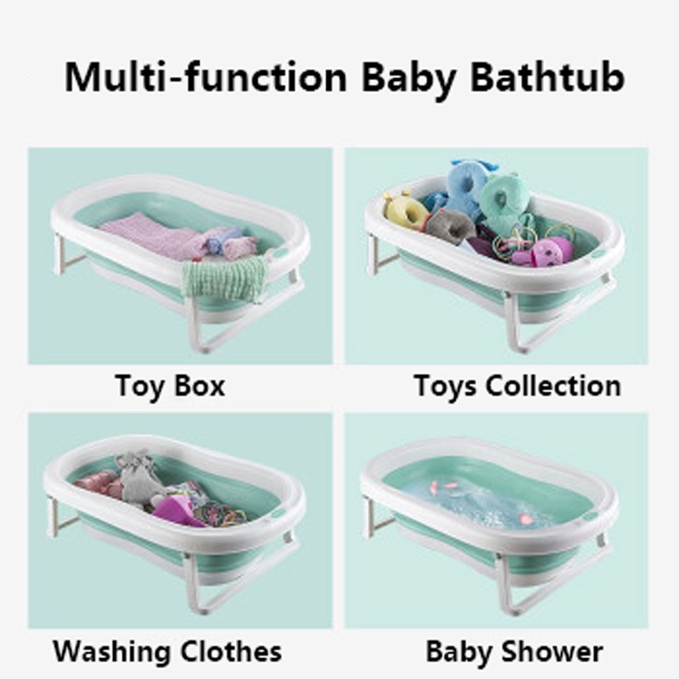 Ember Bak Lipat Bak Mandi Bayi Lipat Foldable Baby Bathtub Ember Lipat Ember Mandi Anak bisa cod