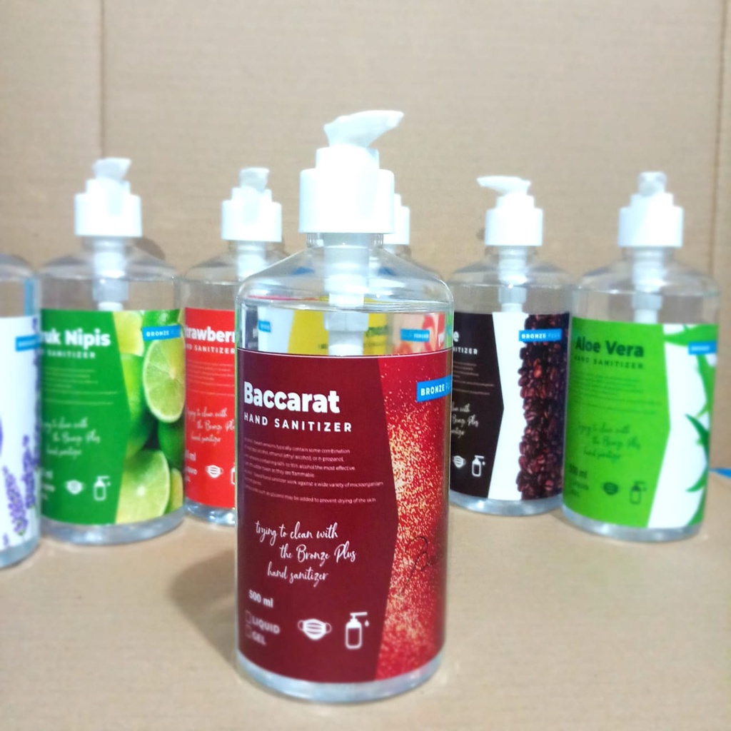 Hand Sanitizer Bronze Plus 500ml Gel All Varian Murah Harga Grosir