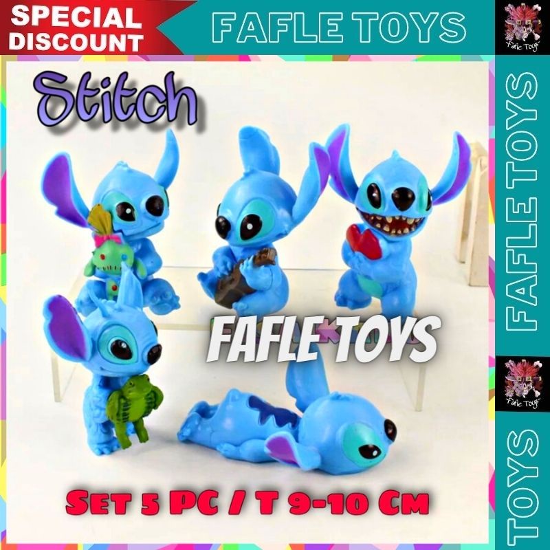 

Action Figure Lilo and Stitch Set of 5 pcs / Topper Cake Figure Lilo and Stitch Set isi 5 / ACTION FIGURE LILO STITCH SET ISI 5 MINIATUR HIASAN KUE / Lilo and Stitch Figure Set 5 Mainan Pajangan Miniatur Topper / Mainan Pajangan Koleksi Lilo Stitch Figure
