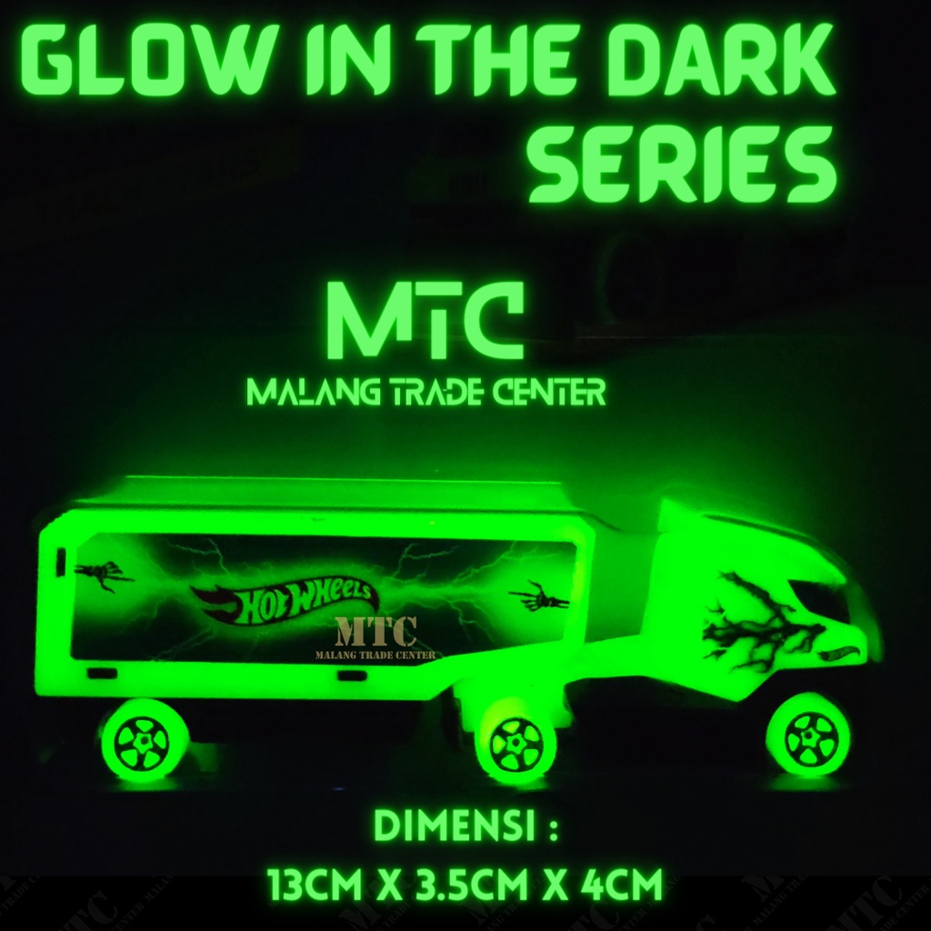 HOT WHEELS GLOW IN THE DARK - MENYALA DALAM GELAP