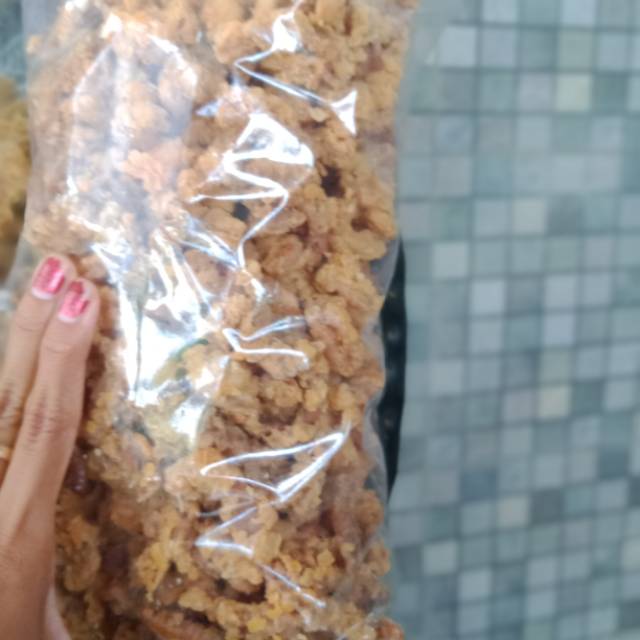 

Kripik usus ayam / keripik usus / camilan enak