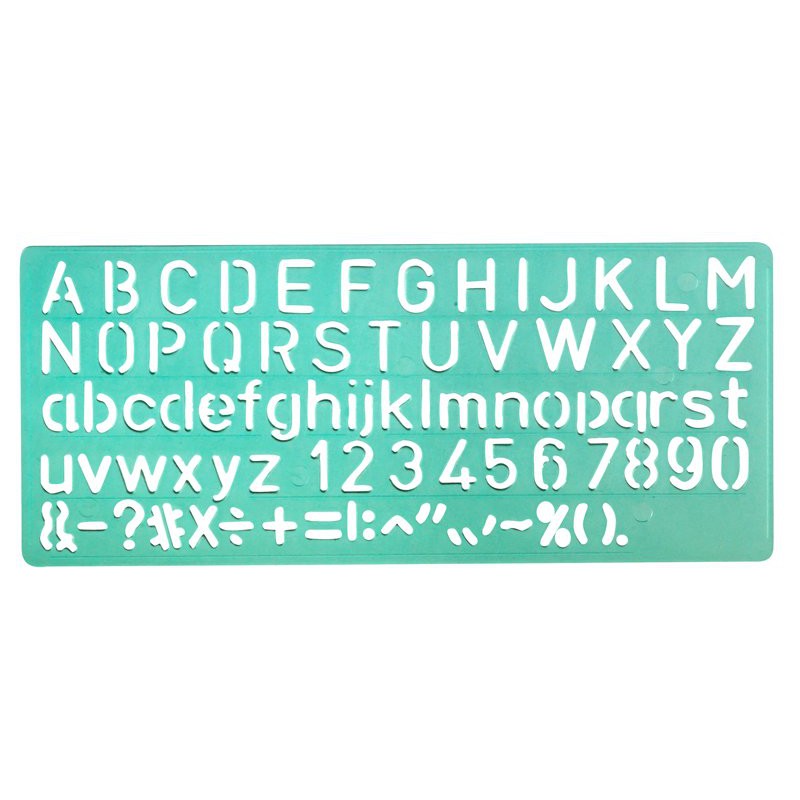 

Lettering stencils LINEX 8510 uk 10mm reff 5859