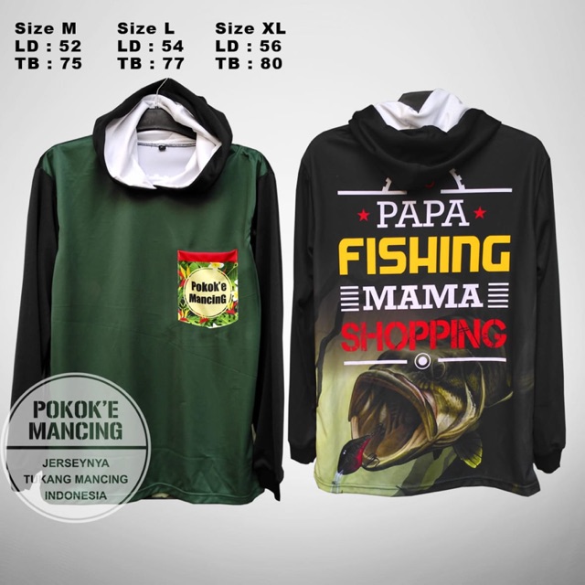 Jersey mancing Hoodie