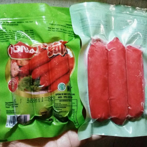 

Yona sosis sapi isi 3 pcs bundling 2 pack