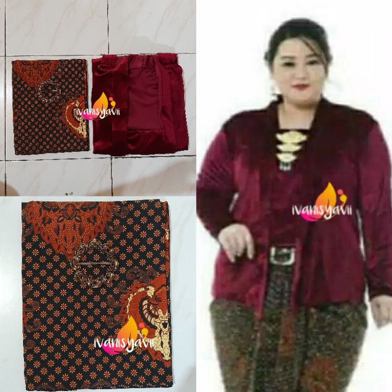 Set Kebaya + Rok Lilit Ukuran JUMBO