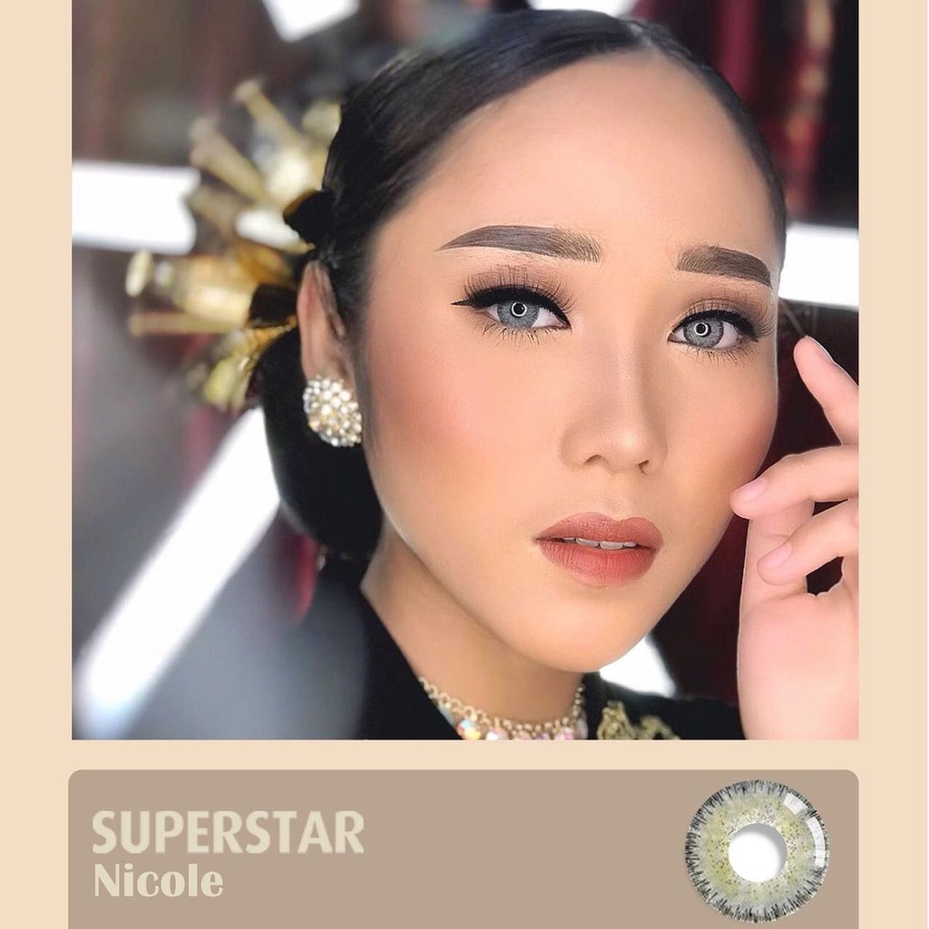 Superstar Nicole lensa warna softlens premium