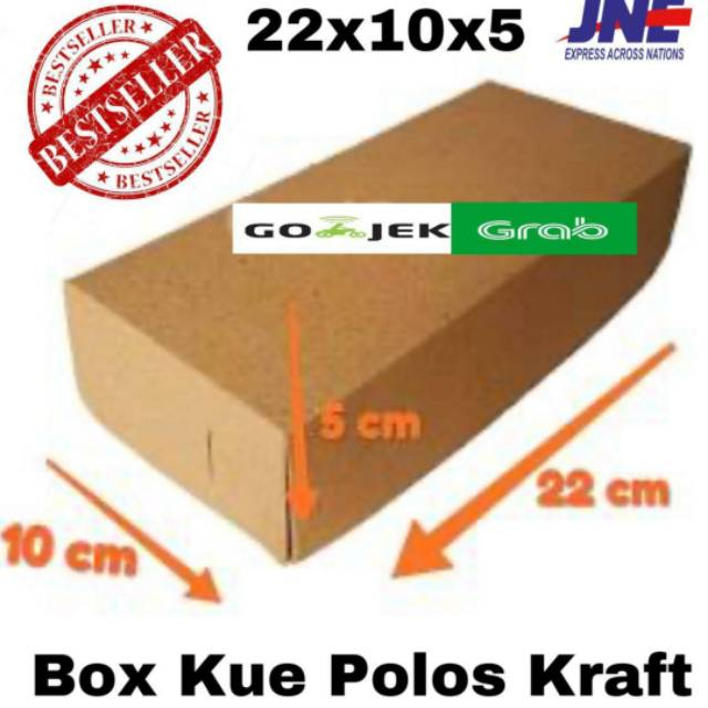 

Box Kue Polos Ivory / Box kue / Box kue polos / box kue uk 22x10x5 / box kue cokelat