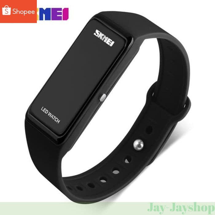 SKMEI Wristband LED Jam Gelang Jam Tangan Gelang Pria Wanita 1265  Hijau