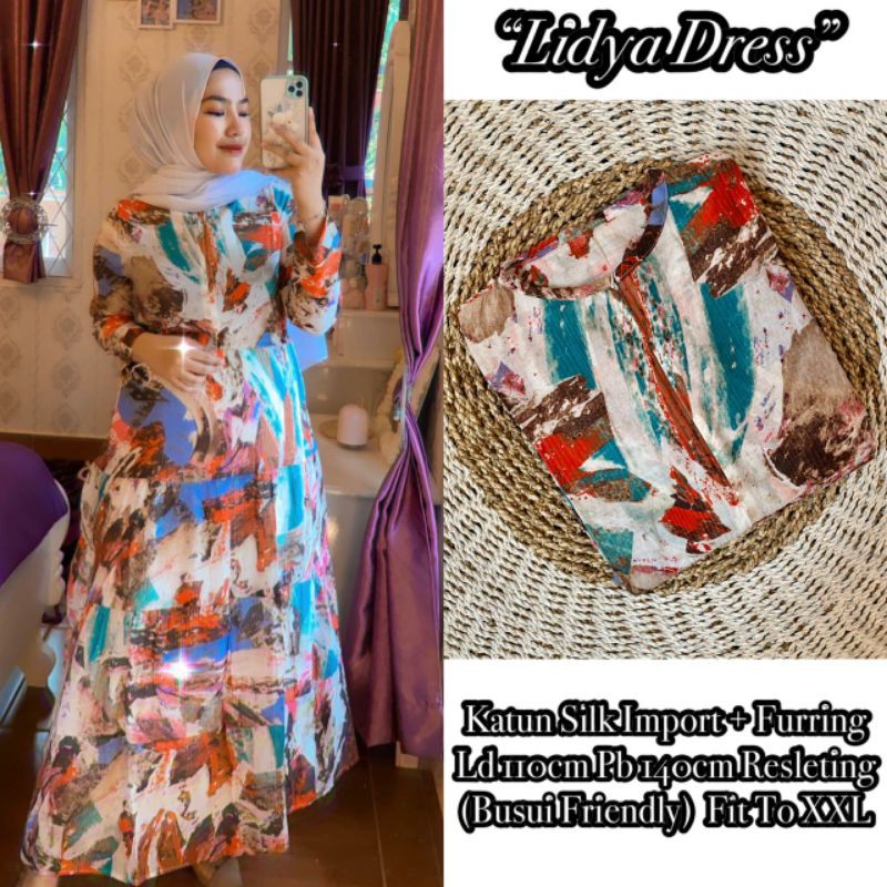 GAMIS / LIDYA DRESS / KATUN SILK
