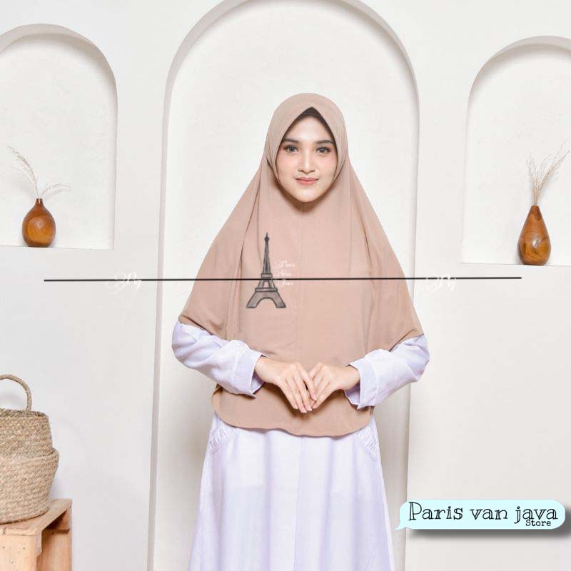 HIJAB BERGO HAMIDAH JUMBO JERSEY | KHIMAR SIMPLE PAD (L)