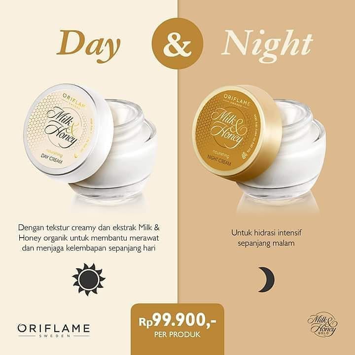 Milk and Honey Gold Nourishing Day cream and Night Cream