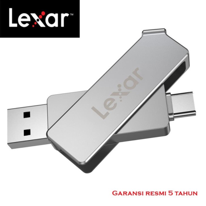 Lexar OTG D30C USB 3.0 Type-C 32GB 64GB 128GB 256GB Garansi Resmi