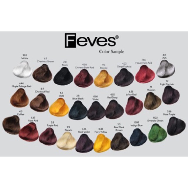 Feves Hair Color 60 ml