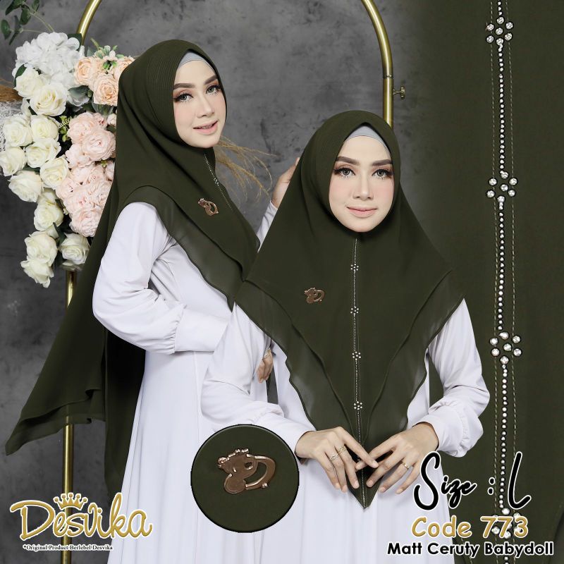 Khimar ceruty Desvika code 773