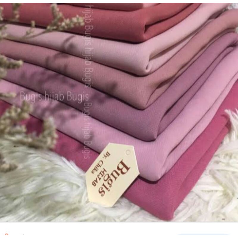 Hijab Bugis Segi Empat Premium ASLI
