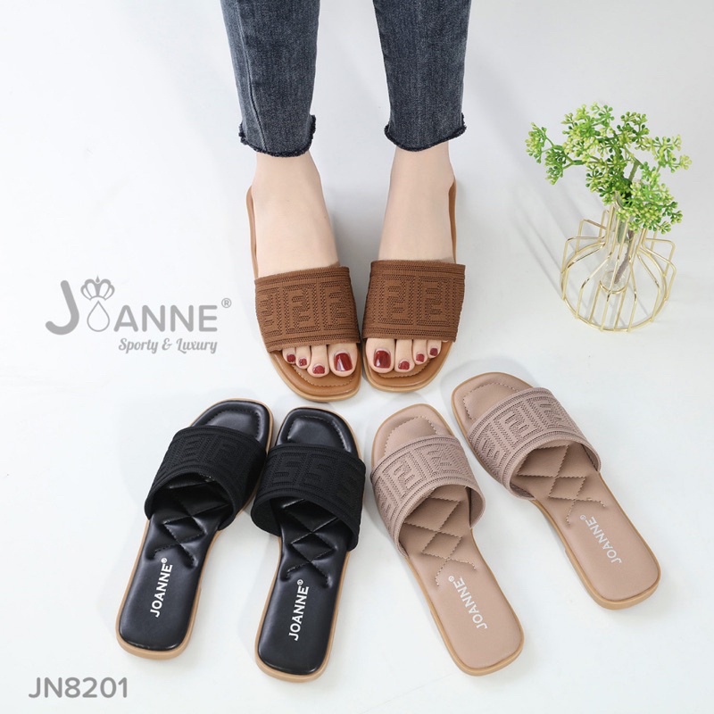 RESTOCK! [ORIGINAL] JOANNE Slide Slipper Sandals Sepatu Wanita #JN8201