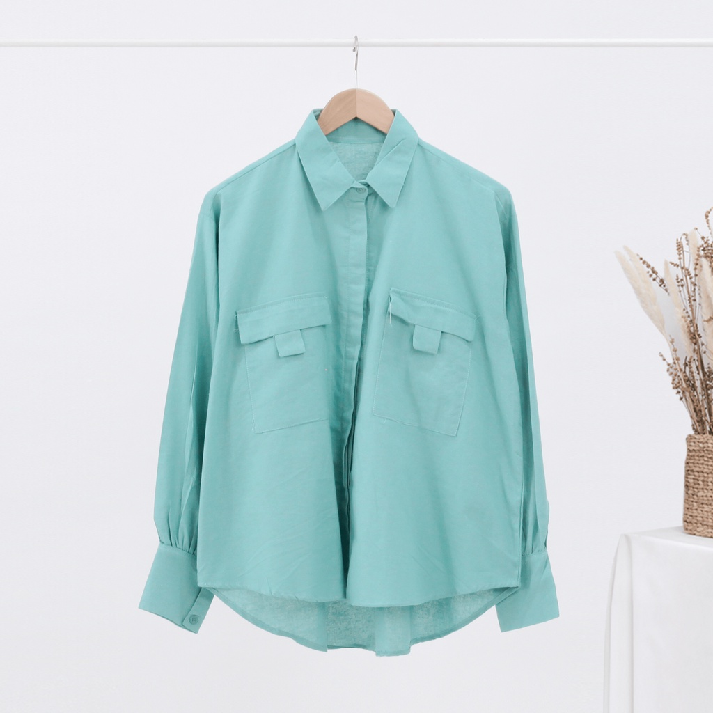 Kemeja Wanita Rami Livia-Mint