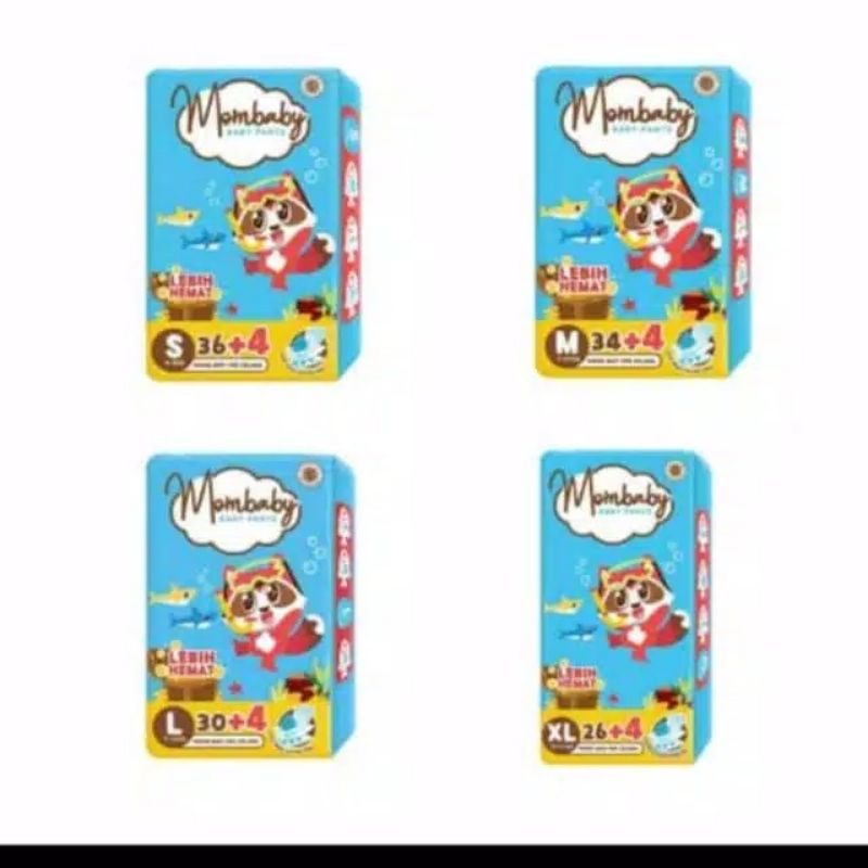 MOMBABY PANTS M34+4/L30+4/XL26+4