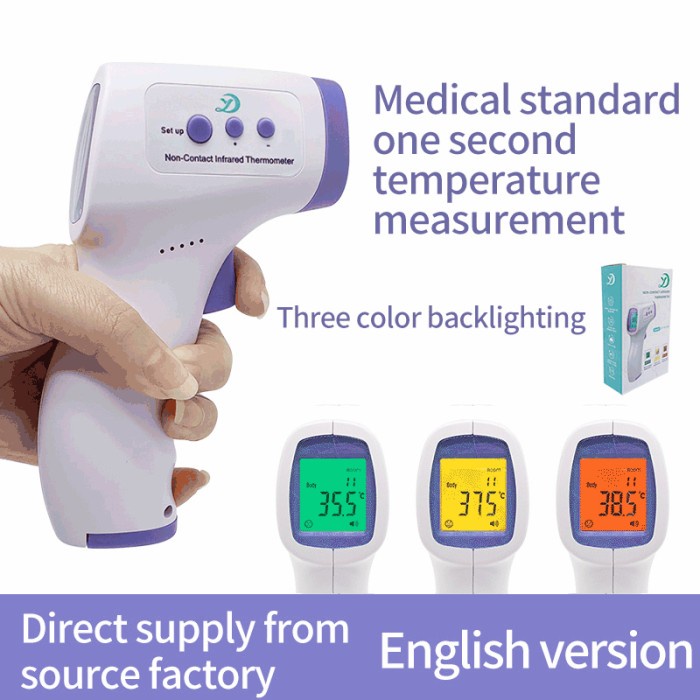 Termometer Gun, Infrared Thermometer Gun BBlove Medis Digital