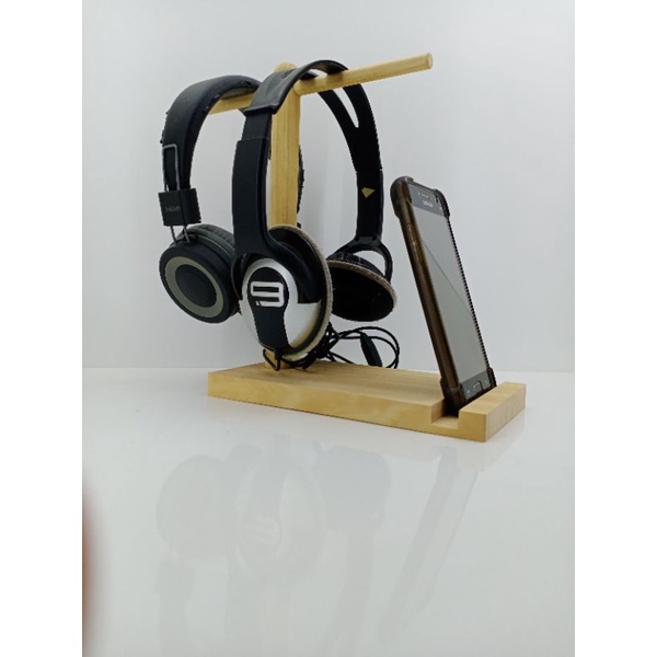 STAND HEADSET KAYU/STAND HP KAYU (201125)