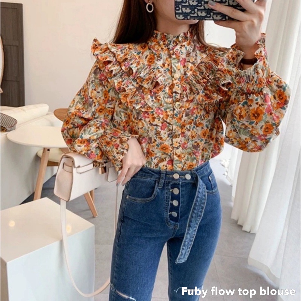 Fuby flow top blouse - Thejanclothes