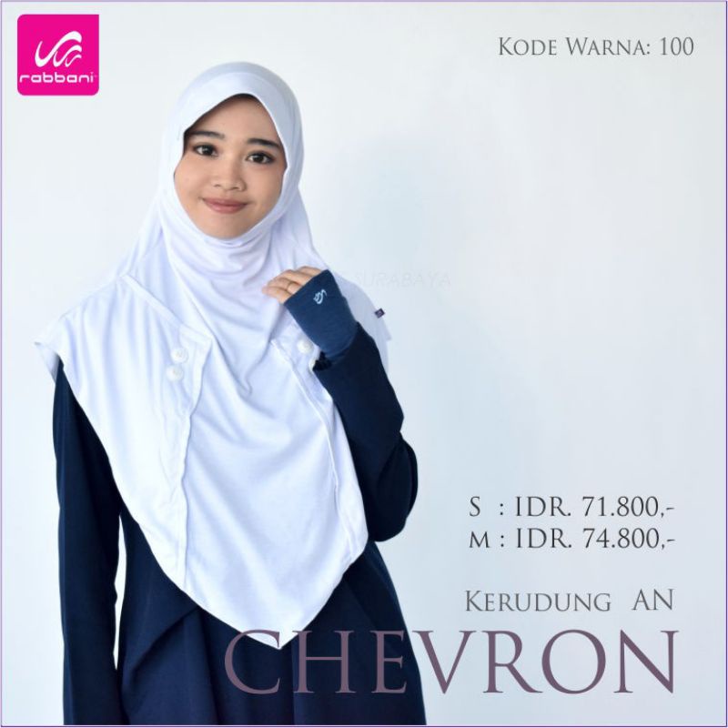 PROMO BIG SALE | Kerudung Rabbani An Chevron | Rabbani Chevron