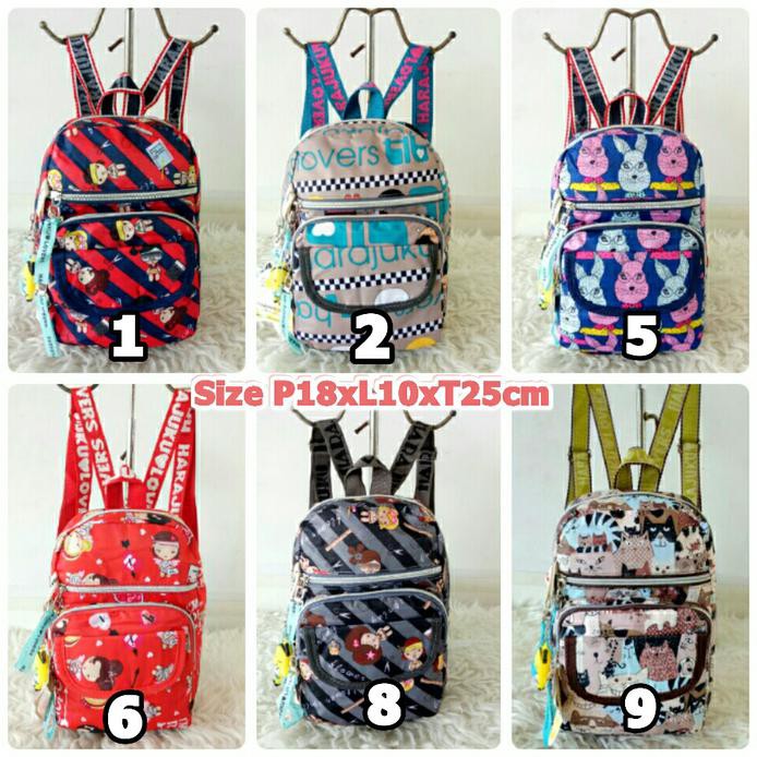 HJ05 Tas Ransel Mini Harajuku Lovers