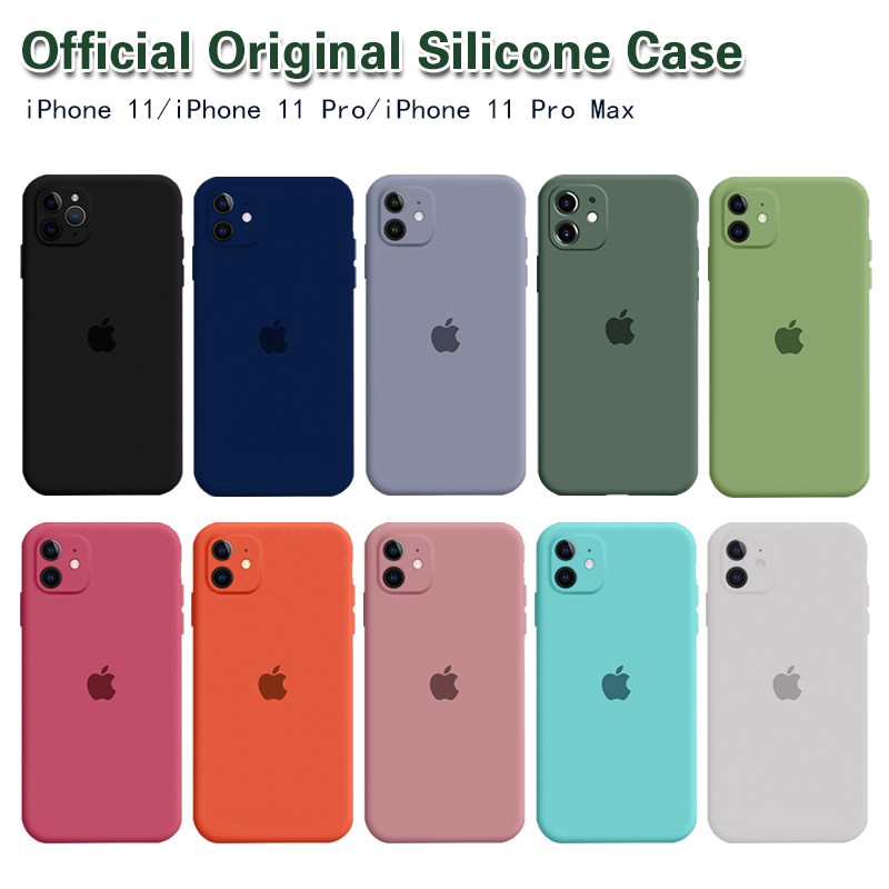 Official Original Casing iPhone 11 Liquid Silicone Full Protection Soft
