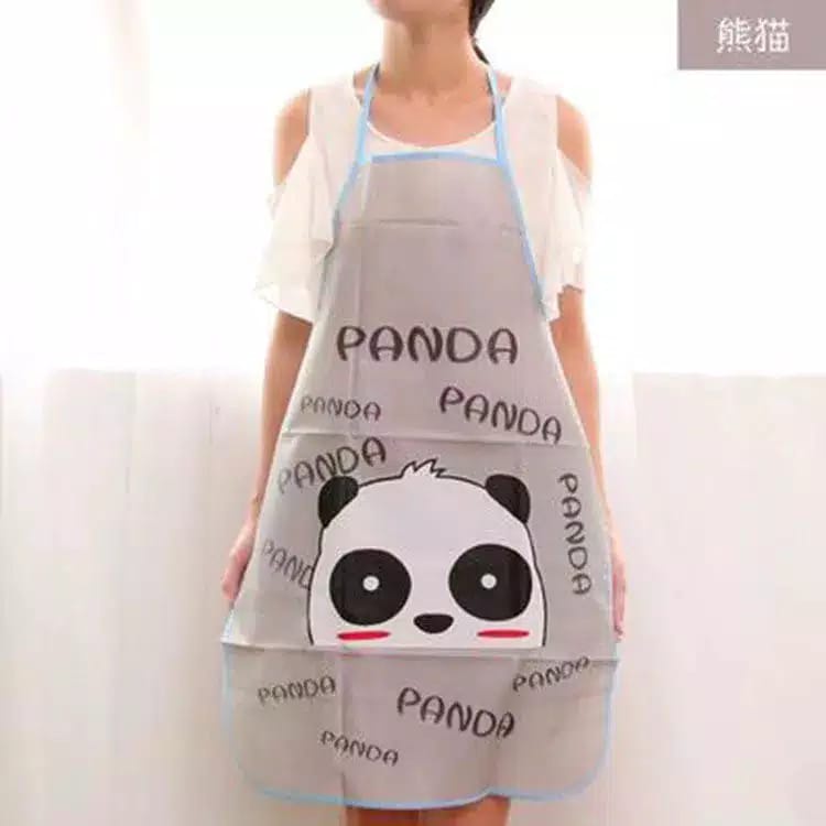 Celemek Masak Anti Air / Apron Waterproof Karakter Hewan Lucu / CELEMEK / LLSHOPP