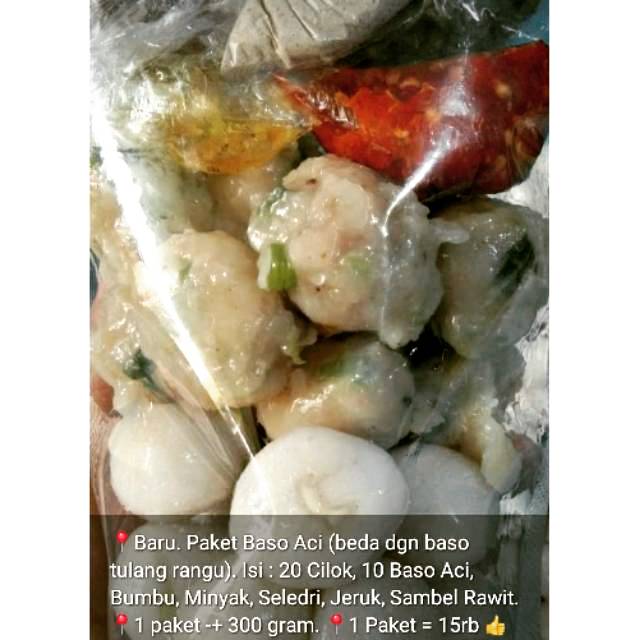 BoCi Baso Aci Cilok 385 gram Oleh  oleh  Tasikmalaya  