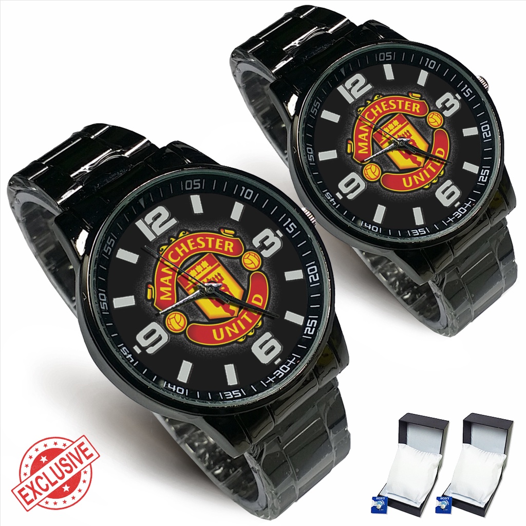 Jam Tangan Rantai Couple MU - 2 (Keren)