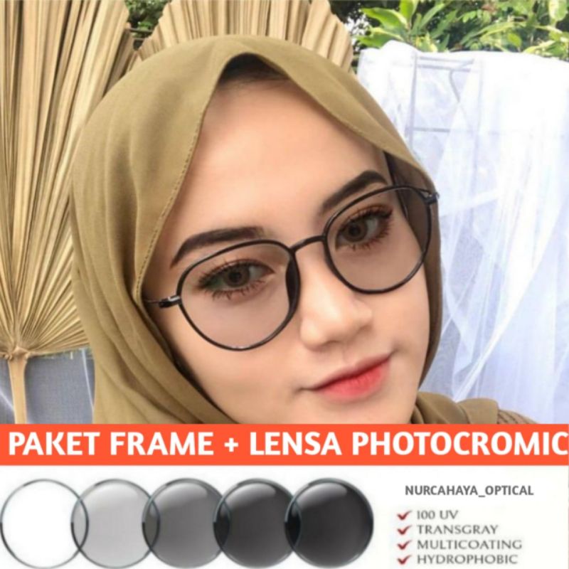 KACAMATA: 2190(KACAMATA PHOTOCROMIC) KACAMATA WANITA
