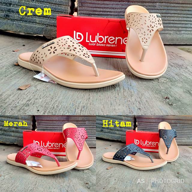 Sandal Jepit Sandal Slide Wanita Lubrene