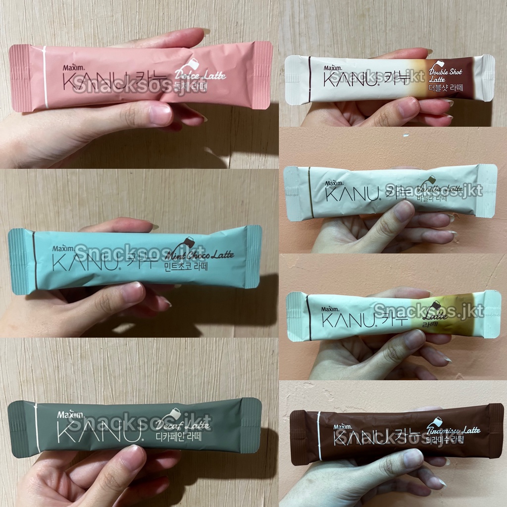 

[BPOM RI ML] MAXIM KANU LATTE / KANU VANILLA LATTE / KANU TIRAMISU LATTE / KANU DOLCE LATTE / KANU MINT CHOCO LATTE / KANU DECAF LATTE COFFEE KOPI KOREA