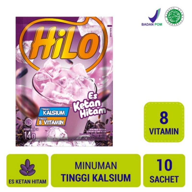 

Hilo Es Ketan Hitam 1 Renceng isi 10 Sachet