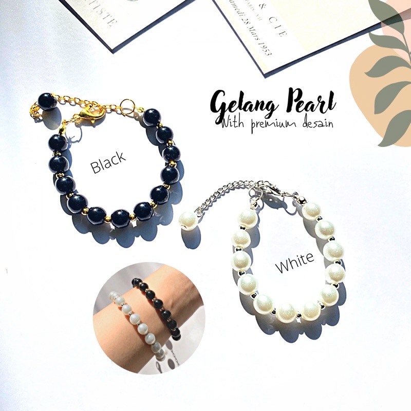 ( GELANG PEARL) Gelang mutiara / Gelang Tangan Cewek Mutiara cantik