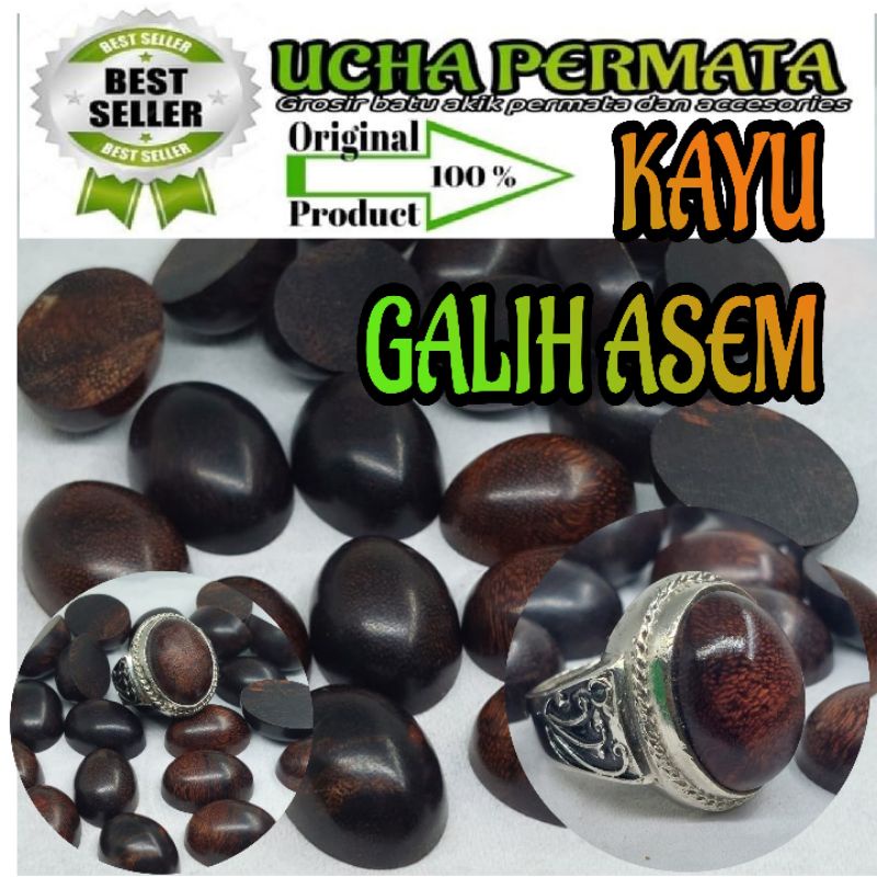 Kayu galih asem batu cincin akik dari kayu galih asem