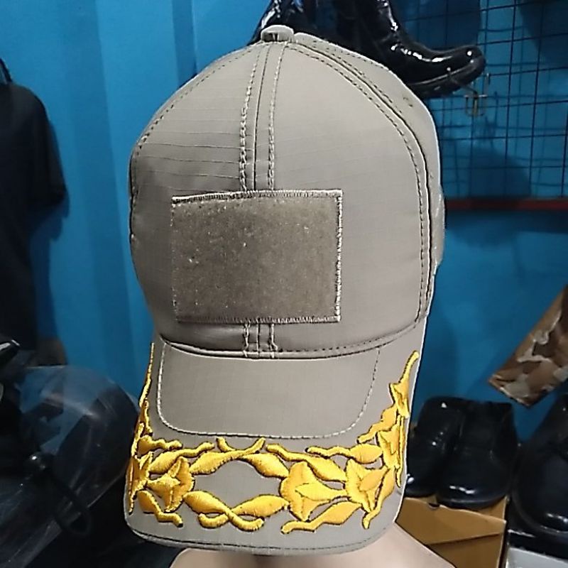 topi bdu pamen/topi pamen kuning/topi pamen hitam/topi komandan