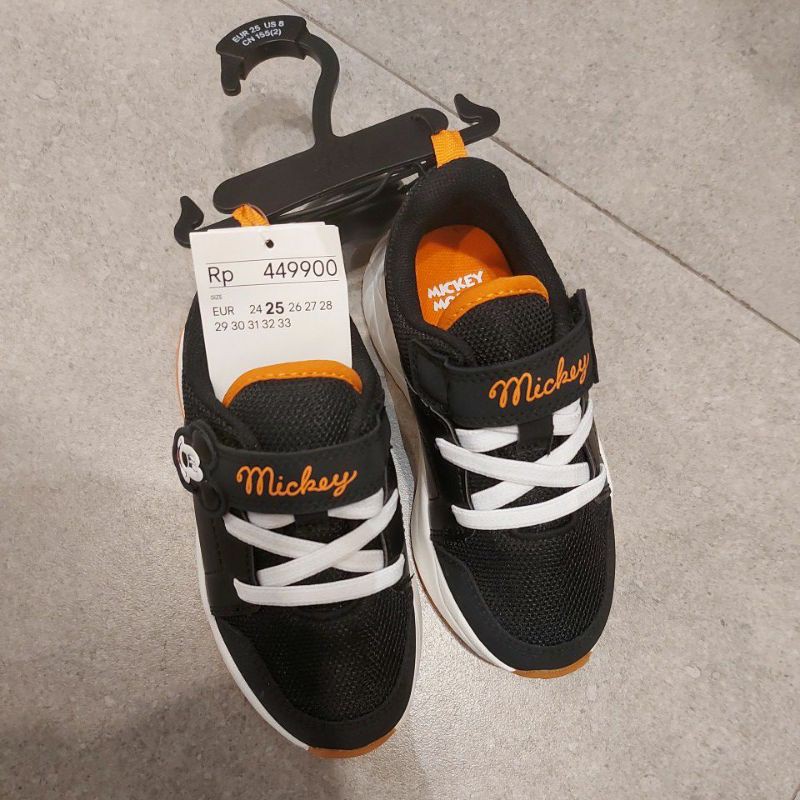 NEW H&M KIDS SEPATU ANAK LAKI-LAKI MICKEY MOUSE