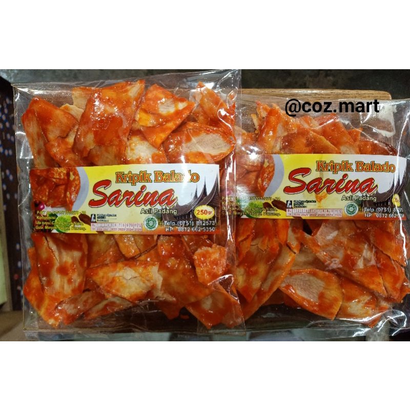 

Kripik Balado Sarina Kecil