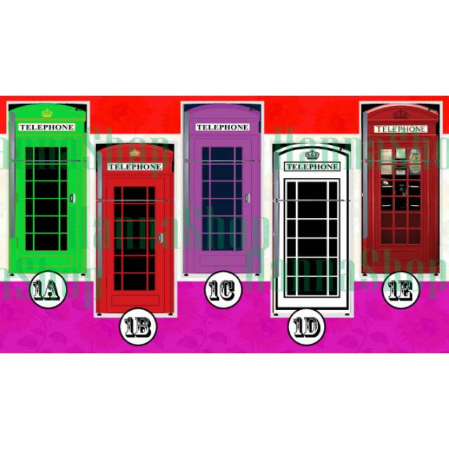 Sticker kulkas 2 pintu ukuran jumbo
