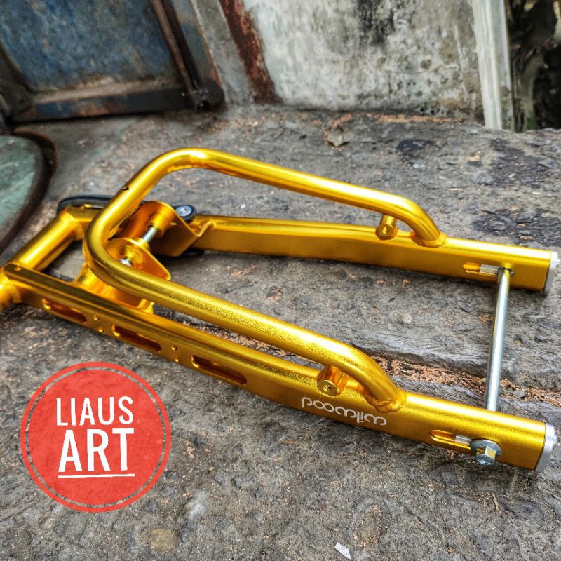 swing arm fu 150 old new gold wilwood